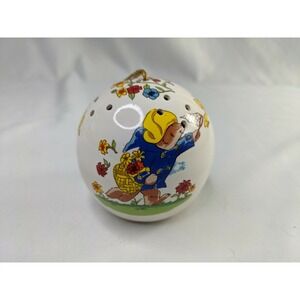 Eden Toys Paddington Bear Potpourri Ceramic Ball 3‎ Inch 1981